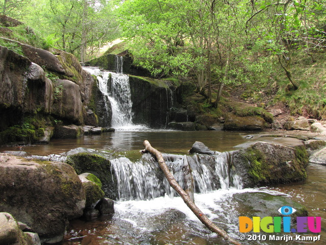 SX14434 Stepped waterfall in Caerfanell river